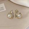 French Elegant Minimalist Large Statement Earrings for Women, Daily Wedding Party Jewelry Gift