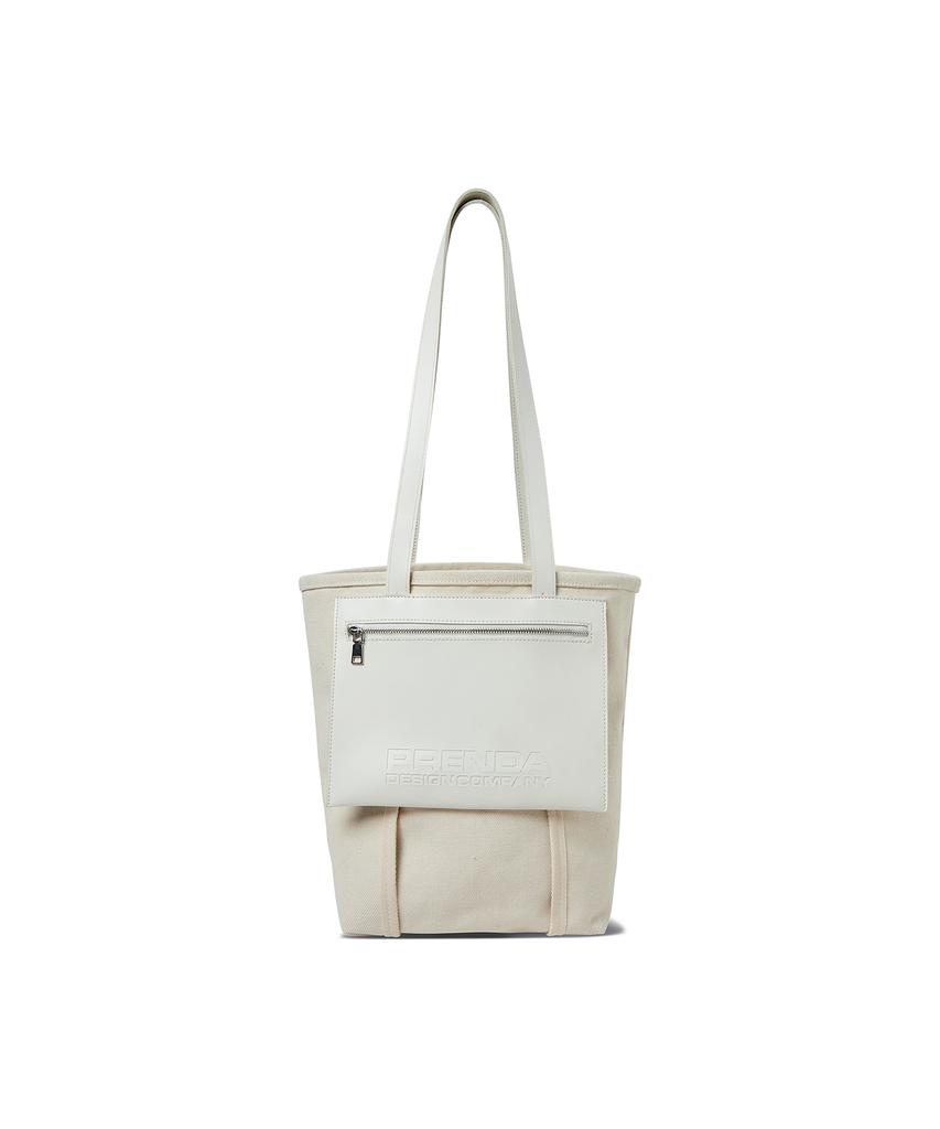 Prenda Reja Pocket Tote Bag Ivory