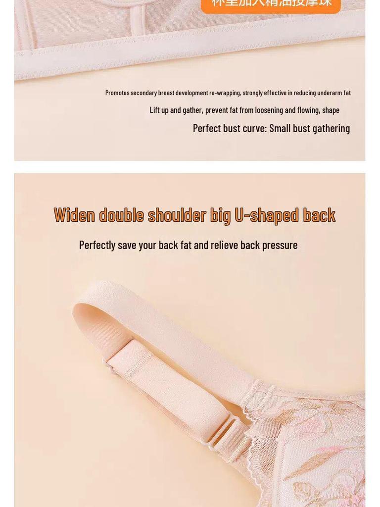 Adjustable Push-Up Bra: Supportive, Anti-Sag, Enhancing Beauty Salon Lingerie for Small Busts