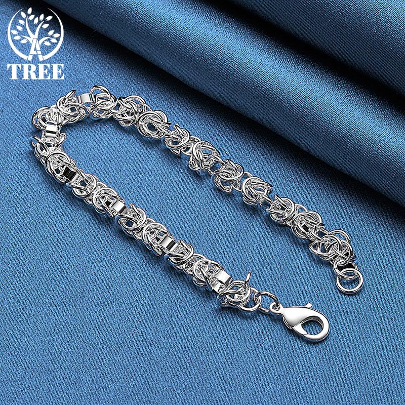 925 Sterling Silver Brand Design Charm Bratara Bijuterii