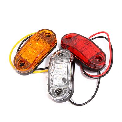 1Pcs 10V/30V LED Side Marker Lights ABS Warning Tail Light Car Truck Lorry Low Power Consumption External Lights