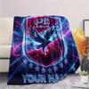 Custom Name Al Ahly SC2 Flannel Blanket, High Quality Comfortable for All Seasons, Home Decor, Warmth and Comfort