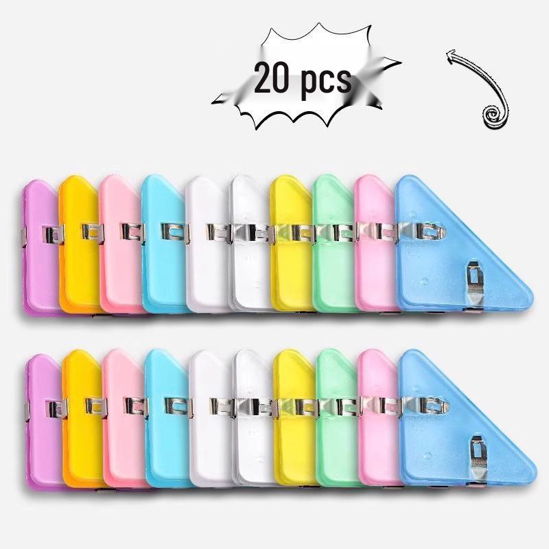 

Transparent Test Paper & Medical Records Organizer with Corner Clip