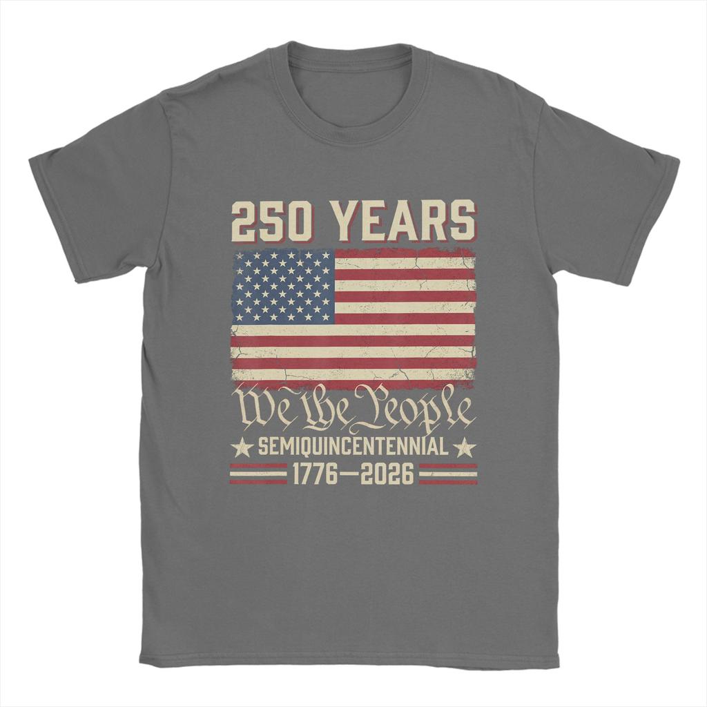 Streetwear TShirt Summer America 250 Merchandise Anniversary USA Flag American 250th TShirts Cotton Tee Shirt for Unisex Clothing