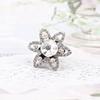 1pc Rhinestones Shoe Laces Charm for Sneakers Shoelaces Decorations Flower Fancy Crystal Buckle Bling Shoes Accessories for Girl