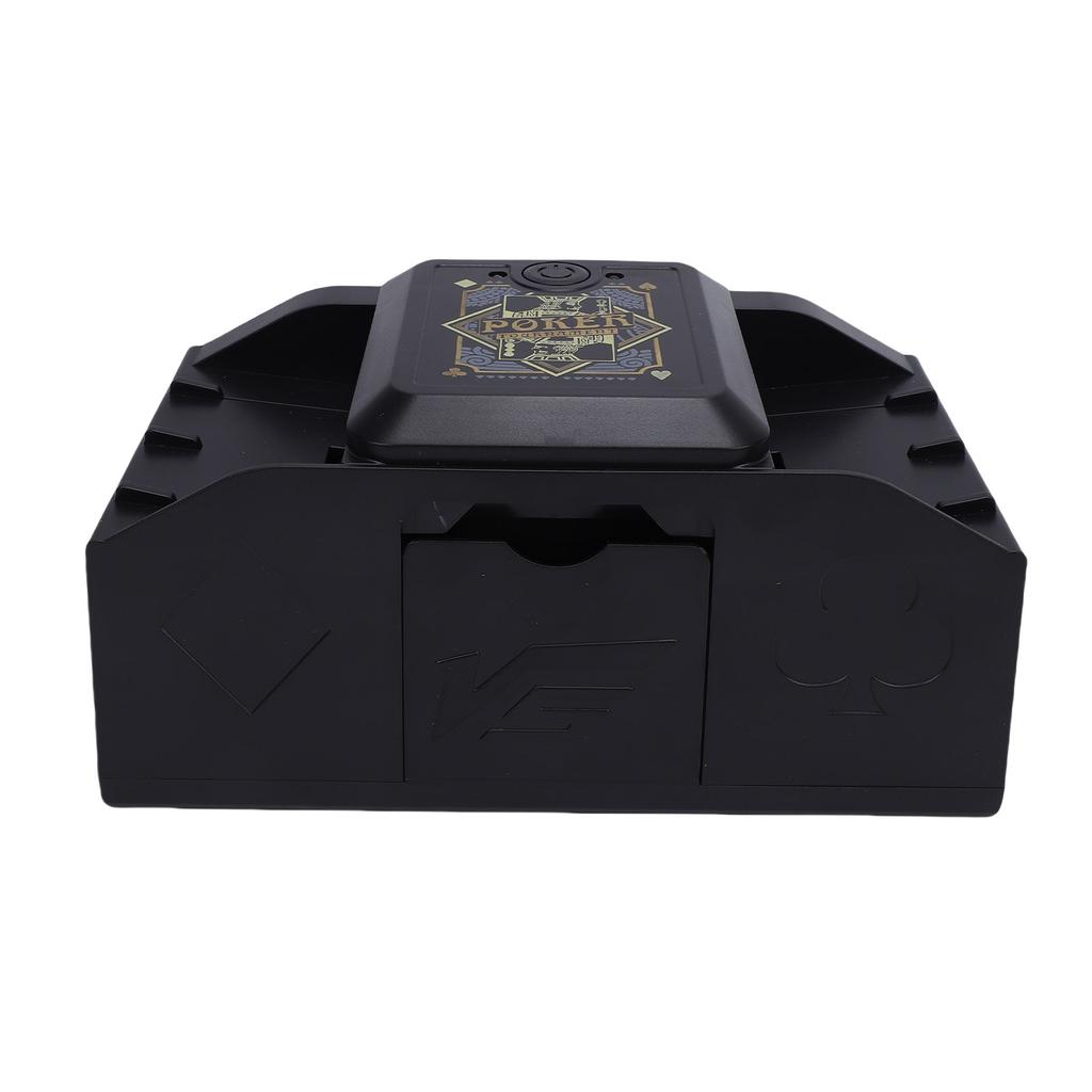 Automatic Card  R, 2-Deck Shuffling Machine with  -SensingCelsiusOne-Key  , 6-Second Auto-Stop, USBCelsiusBattery Powered, Ideal F