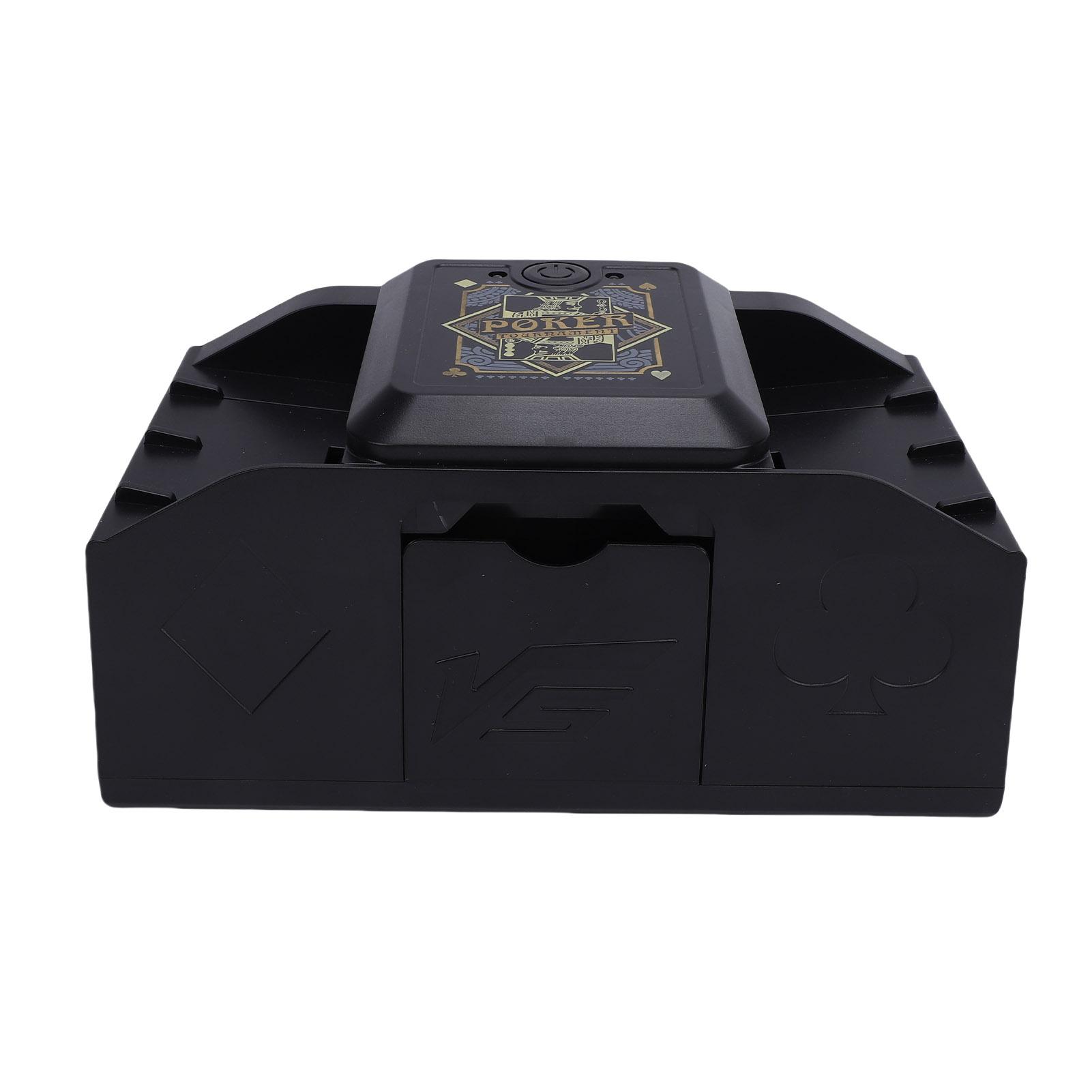 

Automatic Card r, 2-Deck Shuffling Machine with -SensingCelsiusOne-Key , 6-Second Auto-Stop, USBCelsiusBattery Powered, Ideal f