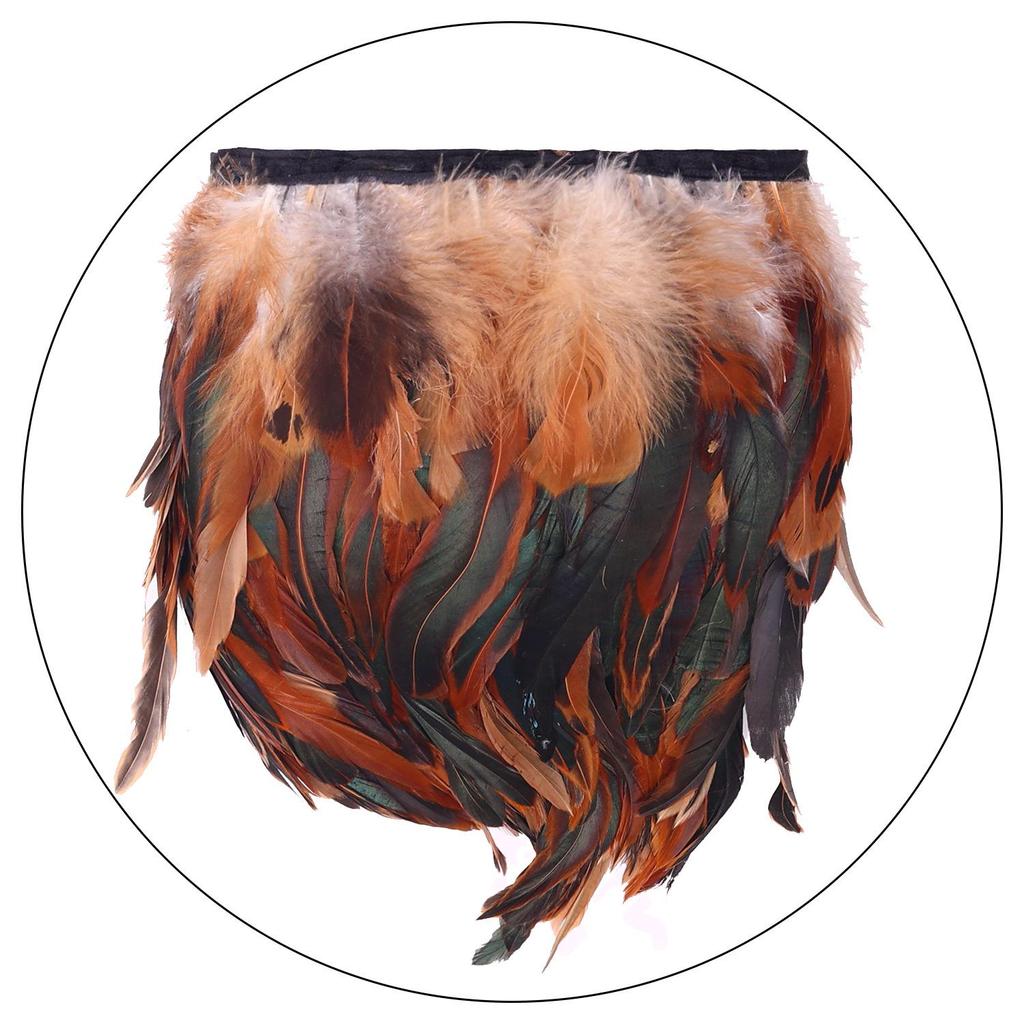 Cross-Border Halloween Feather Fingerless Gloves with Black Lace Bracelet Accessories