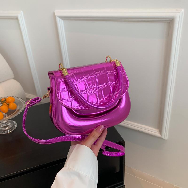 Chic Autumn New Women's Fashion Shoulder Bag Available In Black Gold Green Blue