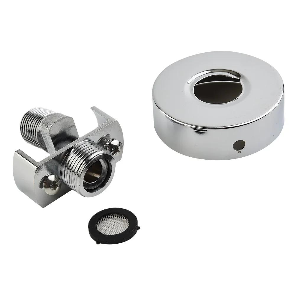 Shower Intake Pipe Angle Adjustment Accessory Angled Curved Foot Copper Extension Suitable for Bent or Crooked Inlet Hose Use