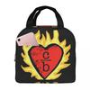 Clothes Over Bros Heart Logo Insulated Lunch Bag for Women Office Cooler Thermal Food Box Tote Leakproof Lunch Boxes Container