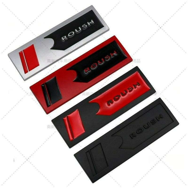 1Pc 3D Metal Roush Performance Badge Sticker Body Grill Trunk Emblem Decal for GT 500
