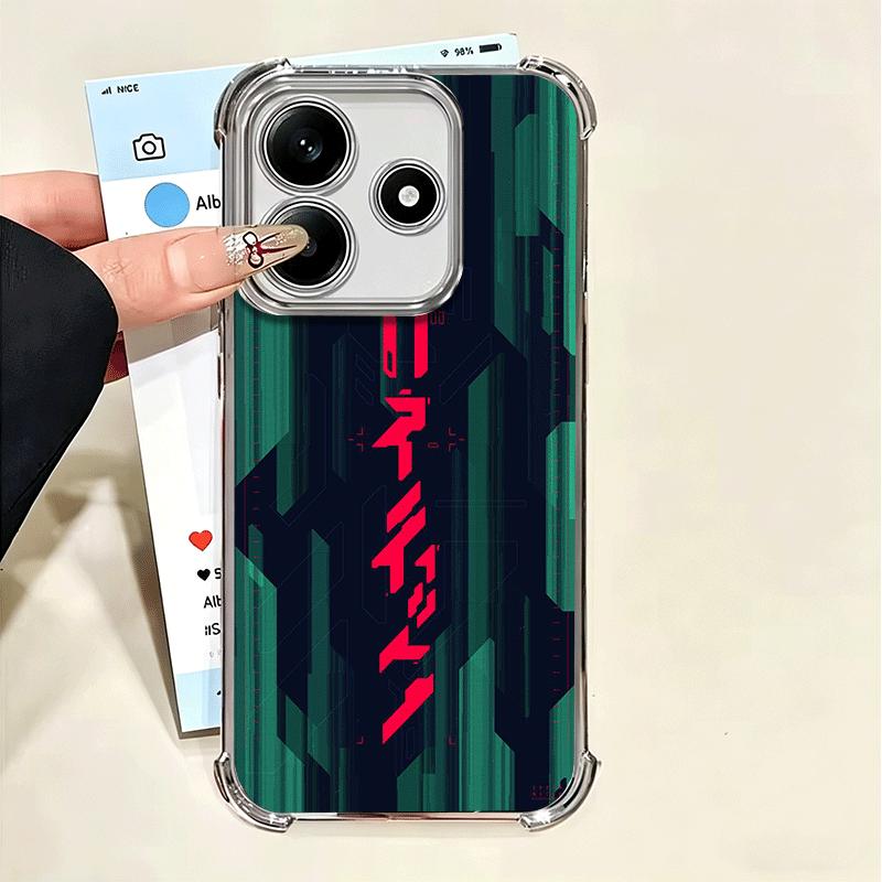 

Cyberpunk Aesthetics Plating Phone Case For Xiaomi Poco X5 X6 X7 X8 Pro Max F8 Ultra F7 M8 M7 M5S Redmi 15C 15 14C 13C 13 X3 12C Xiaomi Poco F8 Ultra