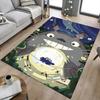 1pc Totoros Magical Night Carpet for Playroom Bedroom Living Room Sofa Home Decor,kids Game Area Rug Non-slip Floor Mat Y7299