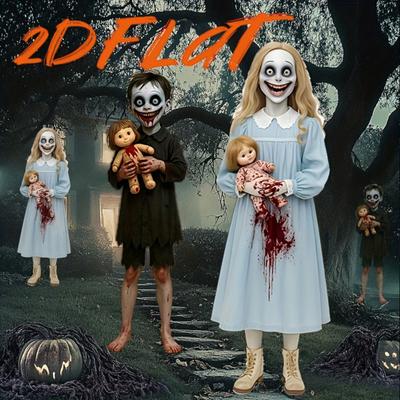 2 Buc Păpuși Horror de Halloween Semne de Curte Realiste Gotice Țăruși de Grădină Festivaluri Păpuși Înfricoșătoare Decor de Petrecere Creepy