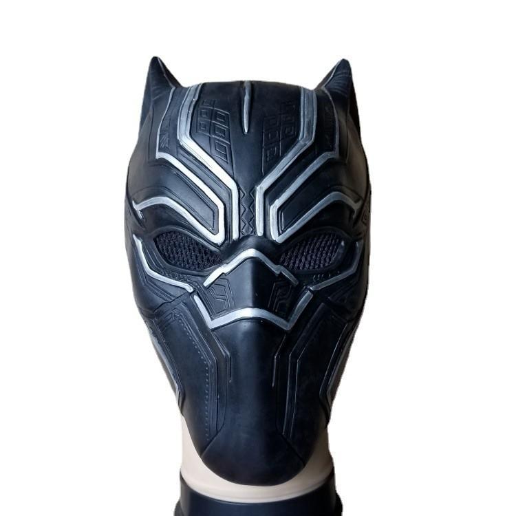 Cosplay Latexhandschuhe für Kostüm mit Black Panther Design