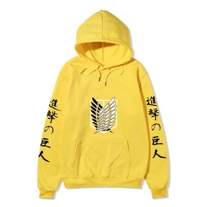 Útok na obří mikiny Anime Allen Investigation Corps Tisk Mikina Bunda Top Mikiny Muži Ženy