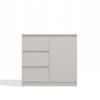Cómoda 1D3S Armario 1 Puerta 3 Cajones Para Sala de Estar Dormitorio Cachemira Beige