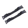 2Pcs High Quality Modification Accessories MOLLE Straps Black/Khaki with Buckle Backpack Accessory Gear Buckle Clips