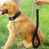 Large Dog Leash Nylon Braided Traction Rope Pet Walking Thick Hand Rope For Large Dogs Dog Training Leash Hound Dogs Accessories