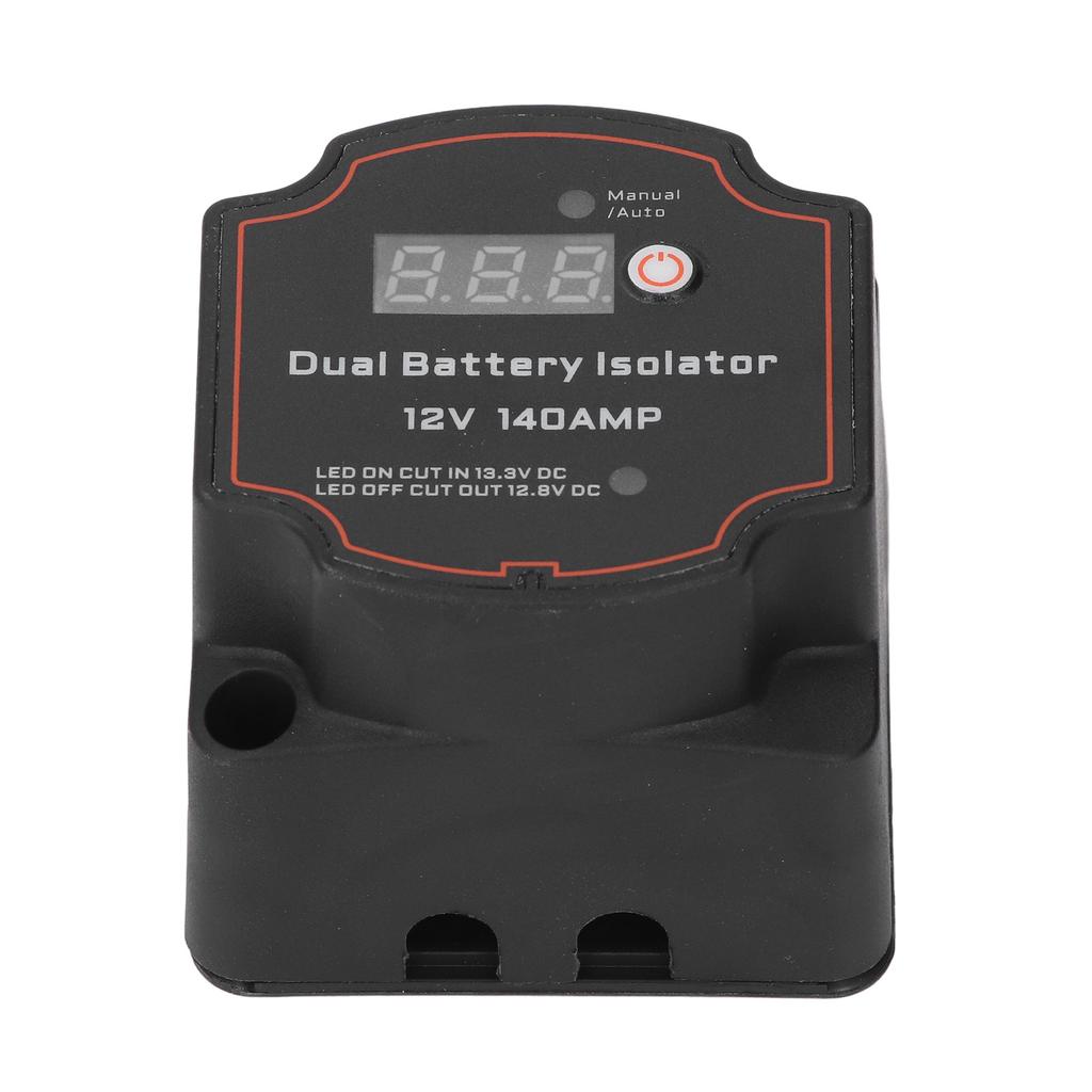 3.0m Dual Batterie Isolator DC12V 140A Manuell Auto Modus LED Bildschirm VSR Split Laderelais Kit für