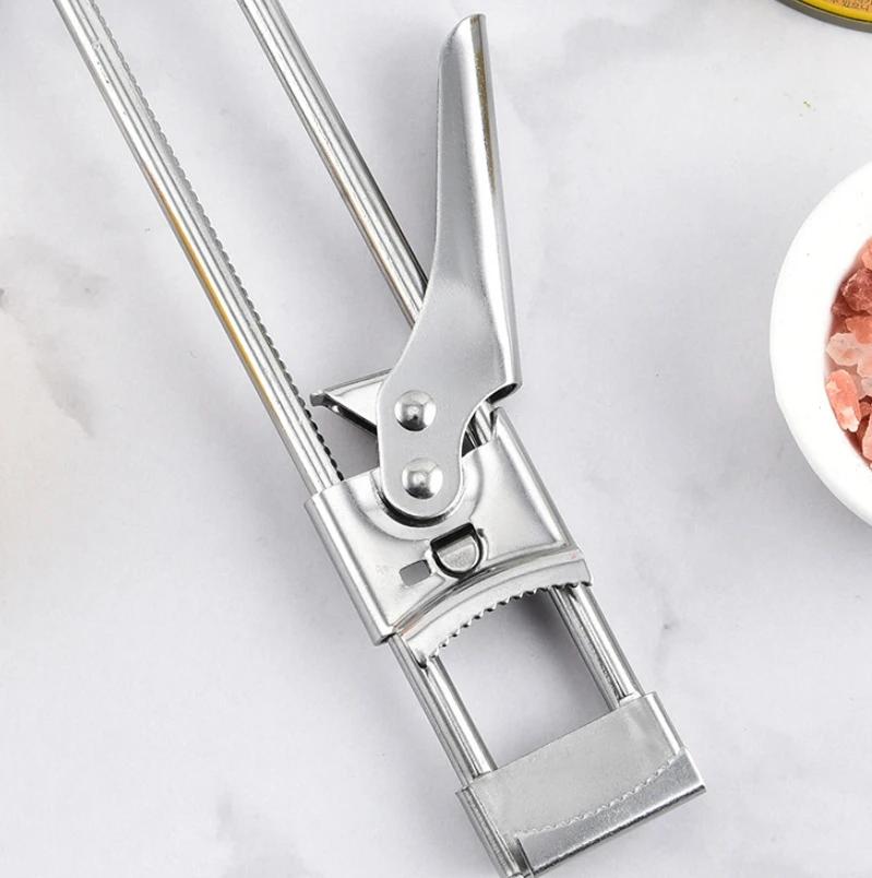 New Adjustable Can Opener Multifunctional Manual Non-slip Bottle Cap Open Tool Kitchen Anti-skid Stainless Steel Jar Lid Opener