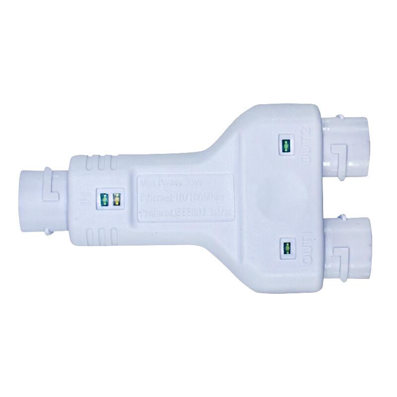 Jinghong 1-to-2 POE Waterproof Network Repeater