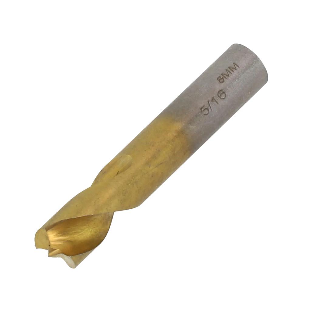 Welding Drill Bit Spot Weld Cutter 1pc HSS with Flat Shaft and Centering Nib for Stable and Accurate Drilling Performance