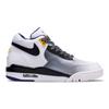 Nike Flight Legacy Long Yin Mid Top Vintage Basketball Shoes Men's Black White Gray BQ4212-102(Team691-)