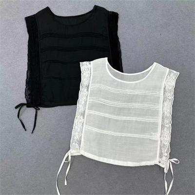 Tops de alças equipados com floresta de verão, fendas em ambos os lados, tops soltos vintage versáteis em camadas