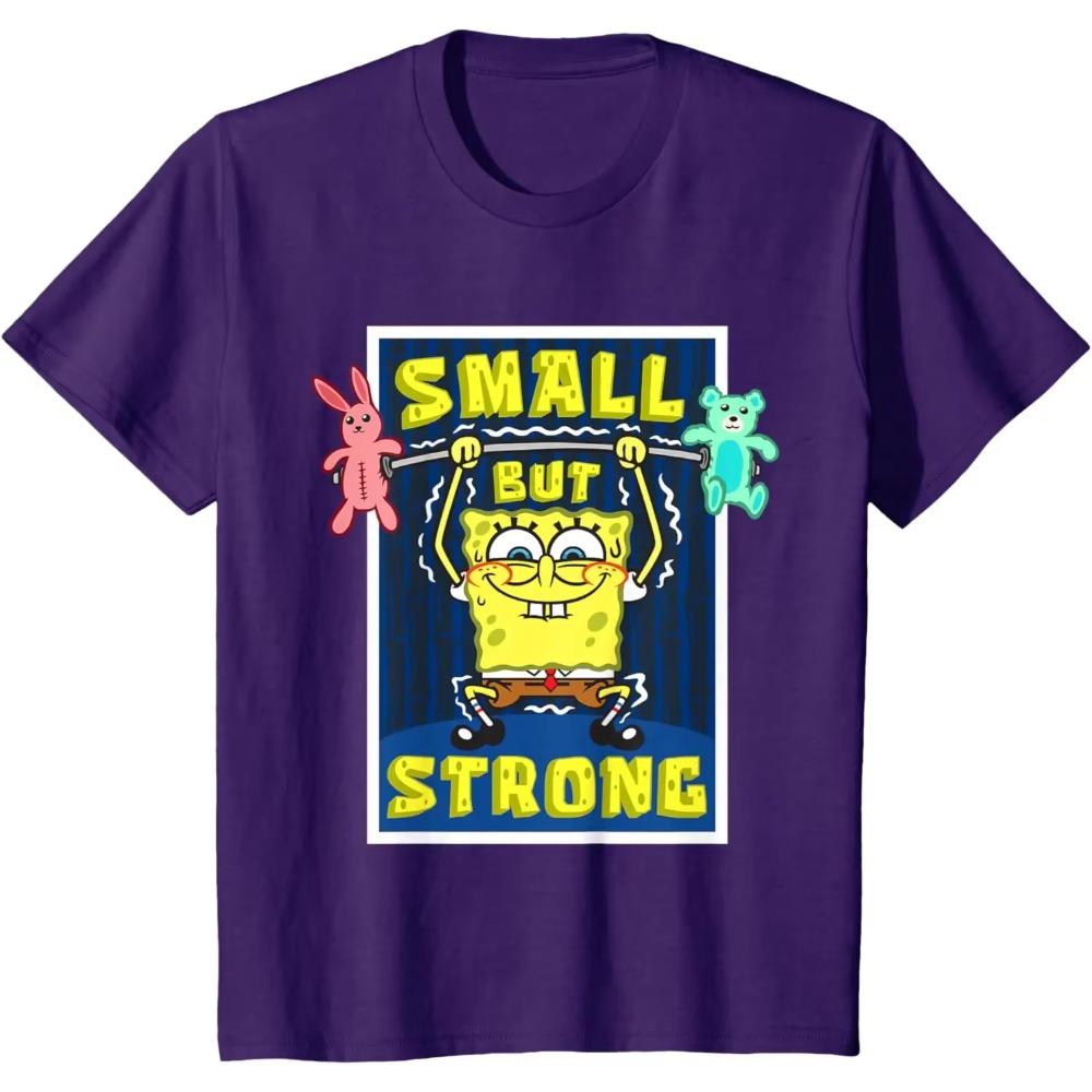 Mademark xSquarePants -  Small But Strong Boys Girls Birthday T-Shirt