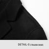 Muxishilang Men's 70.2% Wool Double-Faced Mid-Length Coat