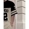 Men's Short Sleeved Shorts White Digital Fashion Print 2-piece Set