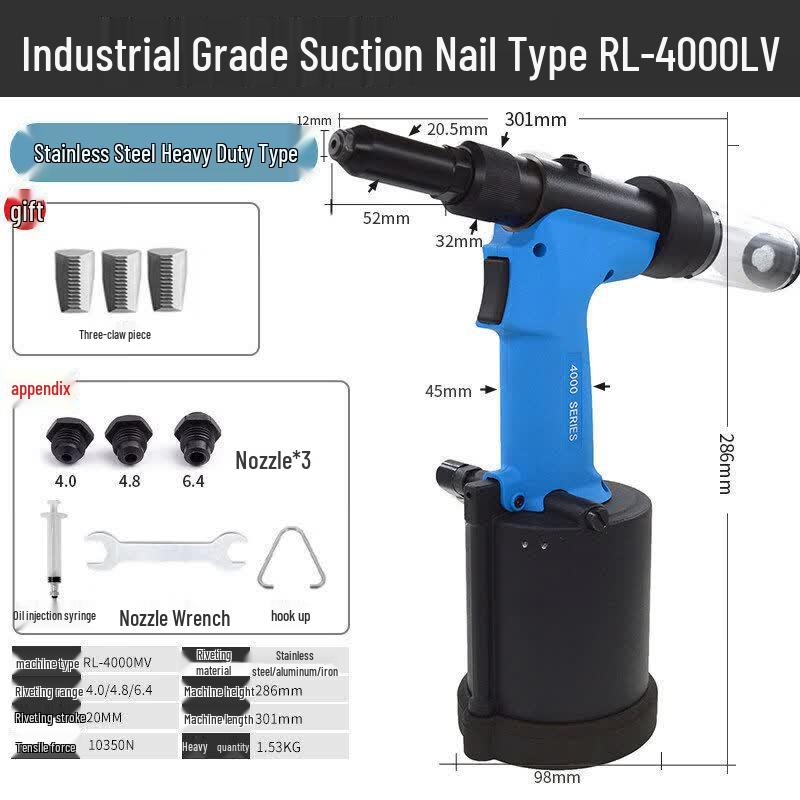 

Yunduo RL-4000LV Automatic Pneumatic Rivet Gun