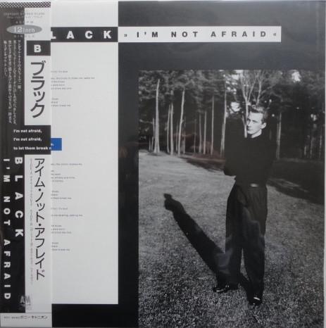 12inch Record BLACK - I'm Not Afraid / Have It Your Own W C12Y3217 A&M 1988 Japan Obi Pop Used
