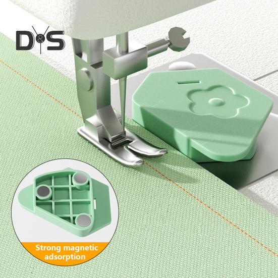 1/3Pcs Sewing Machine Magnetic Seam Guide with Scale Multifunctional Home Sewing Job Edge Guide Hemmer Tool Universal Sewing Machine Accessories