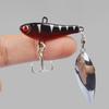 5Pcs Fishing Lures Realistic Looking Bright Colors Rotation Spoons Freshwater Spinner Artificial Metal Lures Hard Baits