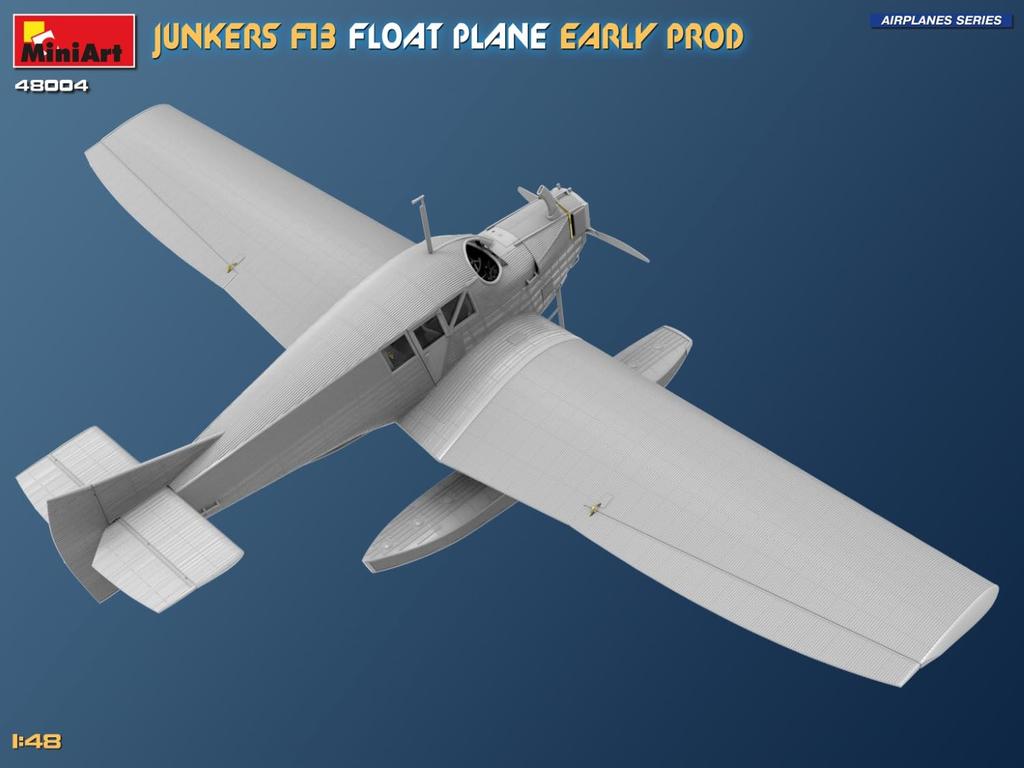 MiniArt MA Junkers Seaplane Early Model Plastic Model Kit MA48004 1/48 F-13 (Airplane)
