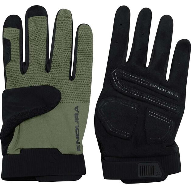 Велоперчатки Endura Loop Full Finger (зеленые) S