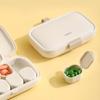 8-Grid Pill Box, Portable Mini Pill Storage Box For Separate Loading, Large-Capacity Pill Box 7 Days Mini Medicine Chest
