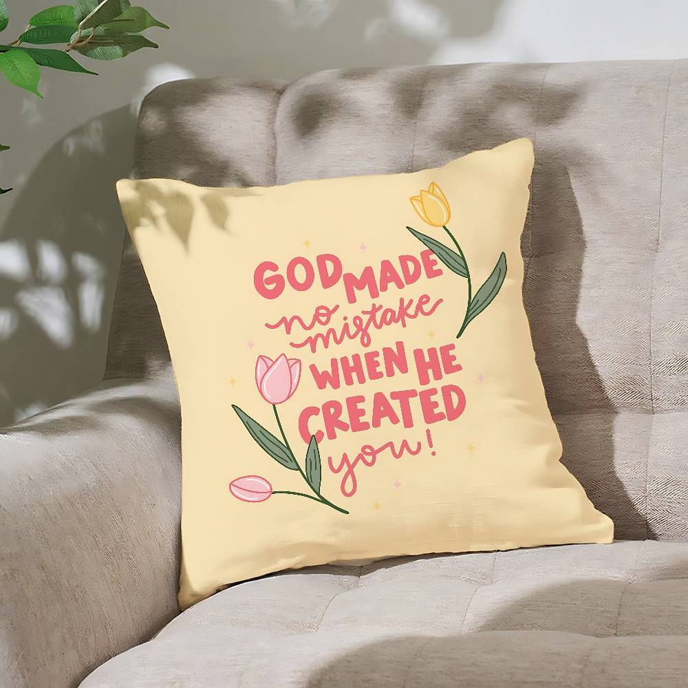 Verse Of The Christian Bible Jesus Pillow Case Cushion Cover Soft Cute Pillow Case For Car Sofa Pillowcase Polyester With Zipper
