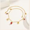 Fruit Necklace for Women, Adjustable Paperclip Chain, Y2K Cute Strawberry Apple Cherry Enamel Charm Pendant Jewelry Gift