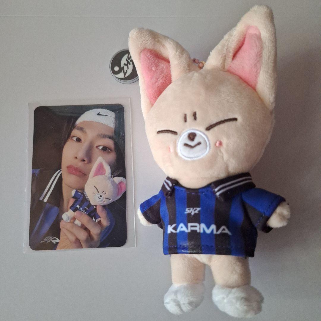 

[Б/У] KARMA SKZOO StrayKids Иен Брелок с торговой карточкой