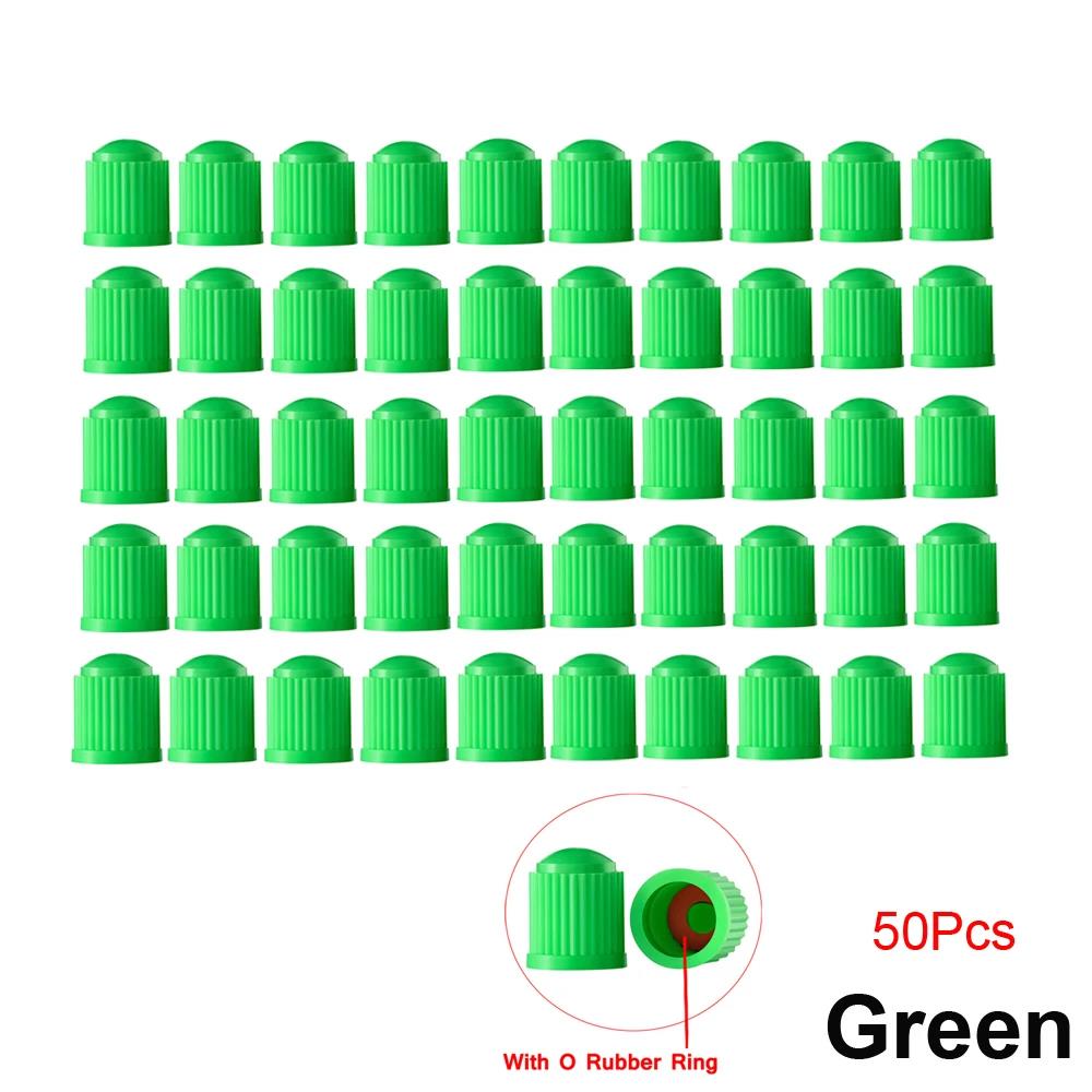 10-100Pcs Tire Valve Caps Plastic Car Tire Stem Dust Covers Universal Valve Caps For Cars Bicycle Trucks Motorcycles Valve Stems 1