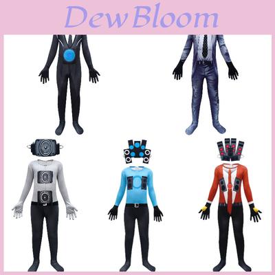 Novedad Body Cosplay de Dibujos Animados TV Toilet Man Para Niños 4713