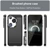 For Huawei Pura 70 Ultra Case Carbon Fiber Texture Soft TPU Slim Phone Cover
