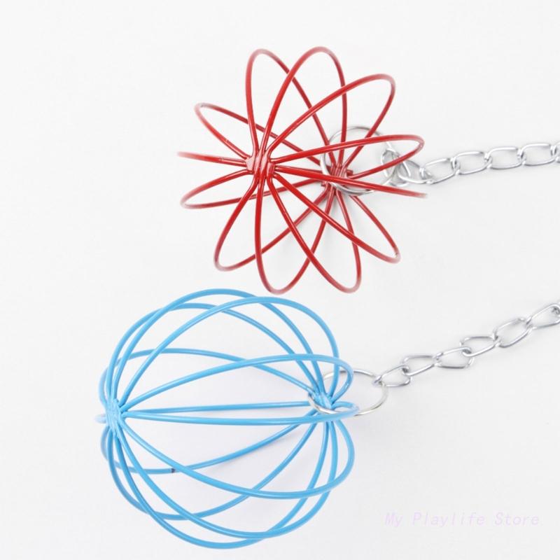 Metal Round Sphere Feed Dispense Exercise Hanging Hay Balls Guinea Pigs Hamster Bunny Pet Toy Hangable Feeding Hay Rack