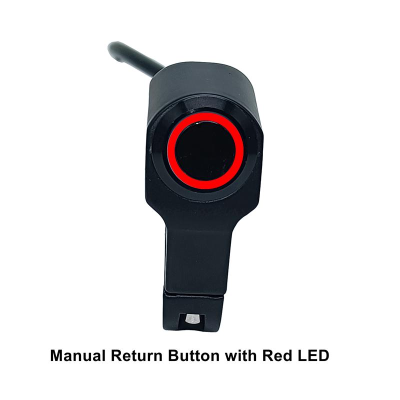 Motorcycle 22mm 7/8'' Handlebar Switch Motorbike Scooter Switches 12V Aluminum Alloy Headlight Fog Spotlight Retro ON-OFF