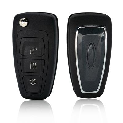Auto Flip Folding Remote Key Shell Cover 3 Tasten Für Ford Focus Mondeo C-Max Fiesta Auto Fob Fall mit Klinge Ersatz