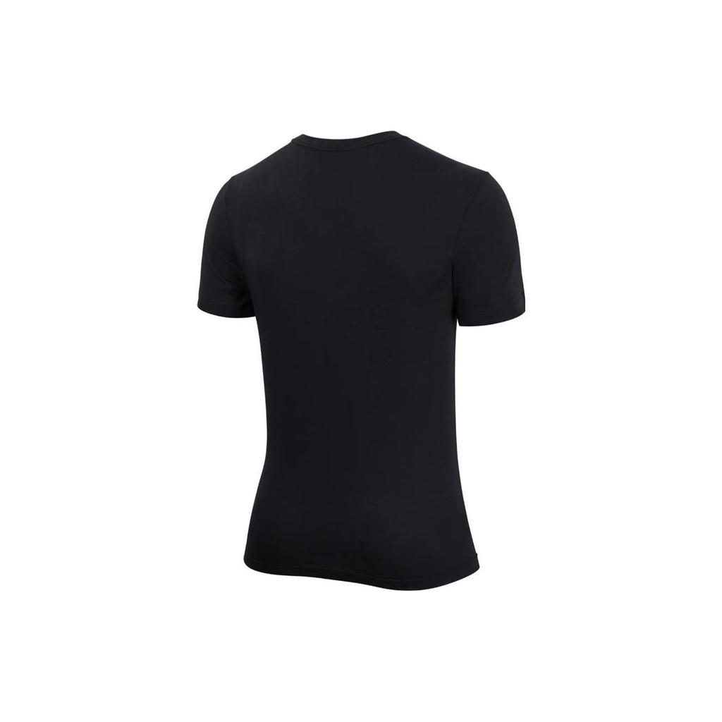 Nike Big Logo Print Crew Neck Short Sleeve T-Shirt Men Tops Black AT2706-010